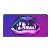 ヴァンパイアLipsホラーアート – Macabre Whimsigoth Fangs