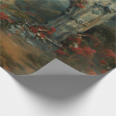 ヴァンパイコレドラキュラズキャッスルハロウィーン |ゴシック ラッピングペーパー (角)