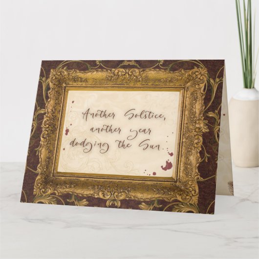 ヴァンパイリック至グリーティングカード カード (正面)