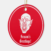 ヴァンパイレクリムゾンレッドホラー セラミックオーナメント (左)