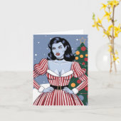 ヴァンパイレディークリスマス カード (黄色い花)