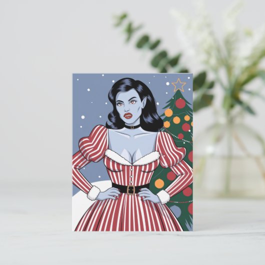 ヴァンパイレディークリスマス ポストカード (スタンド正面)