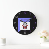 ヴァンプタスティックハロウィンアクリル壁時計 ラージ壁時計 (ホーム)