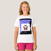 ヴァンプタスティックハロウィンガールズホワイトベーシックTシャツ Tシャツ (正面フル)