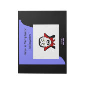 ヴァンプタスティックハロウィンメモ帳(27.9 cm x 21.6 cm) ノートパッド (回転)