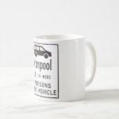 ヴァンプール標識 コーヒーマグカップ (正面右)