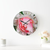 ヴァンモリーペタルバラ エレガント ラージ壁時計 (ホーム)