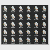 ヴァンヤギおもしろいアーティストプンダークBG ラッピングペーパー (フラット)