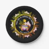 ヴァンライフは私の名前をキャンピングと呼カスタムんでいる ペーパープレート (正面)