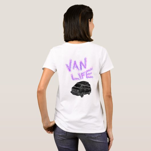 ヴァンライフカンパーバン Tシャツ (裏面フル)