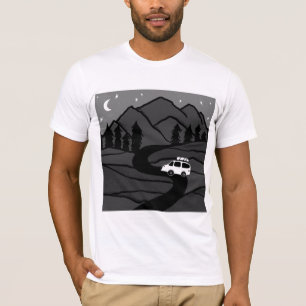 ヴァンライフツリーズフォレストマウンテンエクスプローラ冒険 Tシャツ