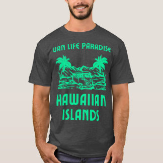 ヴァンライフパラダイスハワイアンアイランズTシャツ Tシャツ