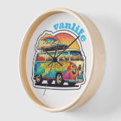 ヴァンライフライブ 壁時計 (傾斜)