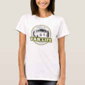 ヴァンライフ軍グリーン Tシャツ (正面)