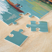 ヴァンヴィエンラオストラベルアートヴィンテージ ジグソーパズル (側面)