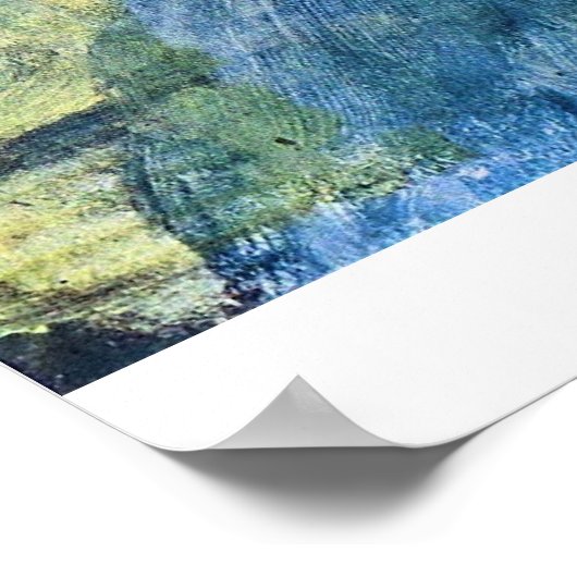 ヴァンヴィンセントは麦わら帽子と青いシャツでゴッホ ポスター (角)