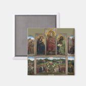 ヴァン・アイク・ブラザーズ・ゲント・アルタルピース マグネット (正面/裏面)