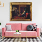 ヴァン・コルトランド家のポートレート, c.1830 キャンバスプリント (インサイチュ (リビング))