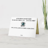 ヴァン・ゴッホが知らなかったこパーソナライズされたと シーズンカード (裏面)