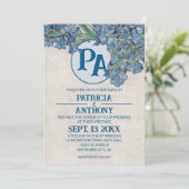 ヴァン・ゴッホのアイリス ウェディング インビテーション 招待状 (スタンド正面)