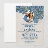 ヴァン・ゴッホのアイリス ウェディング 招待状 (正面/裏面)