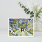ヴァン・ゴッホのオーヴェースの階段（1890年） ポストカード (スタンド正面)