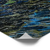 ヴァン・ゴッホのスターリー・ナイト・オーバー・ザ・ローネ ポスター (角)