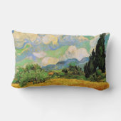 ヴァン・ゴッホのハイ・ガリーヌの麦畑と柏の木 ランバークッション (裏面)