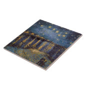 『ヴァン・ゴッホのル・ローヌ河の星月夜』 タイル (側面)