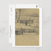 ヴァン・ゴッホの手紙のスケッチ330 ポストカード (正面/裏面)