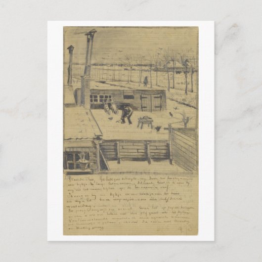 ヴァン・ゴッホの手紙のスケッチ330 ポストカード (正面)