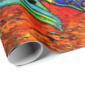 ヴァン・ゴッホの有名絵画なアイリス ラッピングペーパー (ロールコーナー)