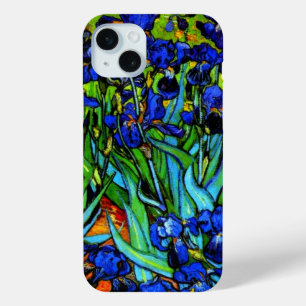 ヴァン・ゴッホの有名絵画なアイリス iPhone 15 MINIケース