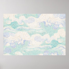 ヴァン・ゴッホの空の背景 ポスター