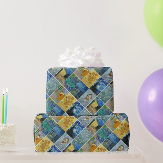 ヴァン・ゴッホの絵画 ラッピングペーパー (パーティーギフト)