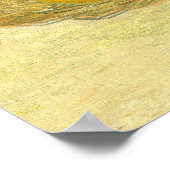 ヴァン・ゴッホの青い手袋をしたオレンジとレモン ポスター (角)