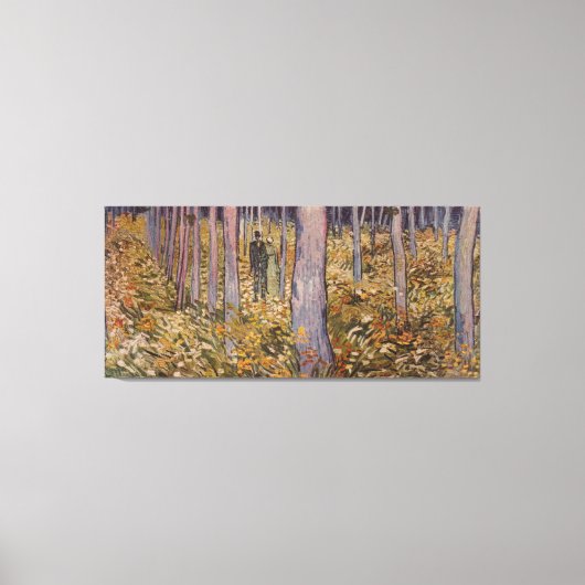 ヴァン・ゴッホの「二つの姿による低成長」（1890年） キャンバスプリント (正面)