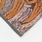 ヴァン・ゴッホ/ひまわり5本の生き方 フリースブランケット (角)