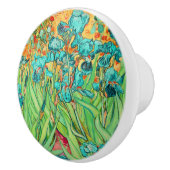 ヴァン・ゴッホ・アイリスアットセントレミーティール（緑がかった色） セラミックノブ (右)