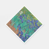 ヴァン・ゴッホ・アイリス青色フローラヴィンテージ印象主義 スタンダードランチョンナプキン (角)