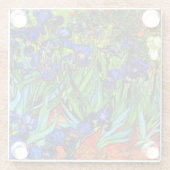 ヴァン・ゴッホ – アイリス ガラスコースター (裏面)