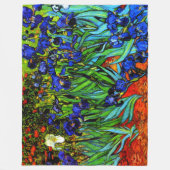 ヴァン・ゴッホ – アイリス フリースブランケット (正面)