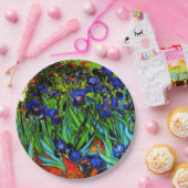 ヴァン・ゴッホ – アイリス ペーパープレート (パーティー)