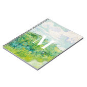 ヴァン・ゴッホ。オーバー、緑の小麦畑。モノグラム ノートブック (左側)