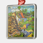 ヴァン・ゴッホ – オーヴァーの家絵画々、有名。 メタルオーナメント (左)