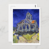 ヴァン・ゴッホ・オーヴェース教会 ポストカード (正面/裏面)