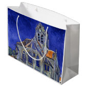 ヴァン・ゴッホ・オーヴェース教会 ラージペーパーバッグ (裏面アングル)