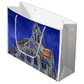 ヴァン・ゴッホ・オーヴェース教会 ラージペーパーバッグ (正面アングル)