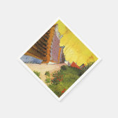 ヴァン・ゴッホ – サントマリーの通り、 スタンダードカクテルナプキン (角)