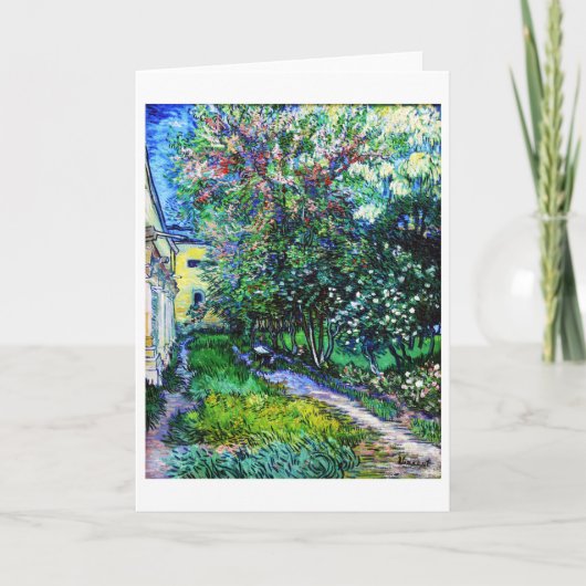 ヴァン・ゴッホ・サン・レミーのアサイア庭園 カード (正面)